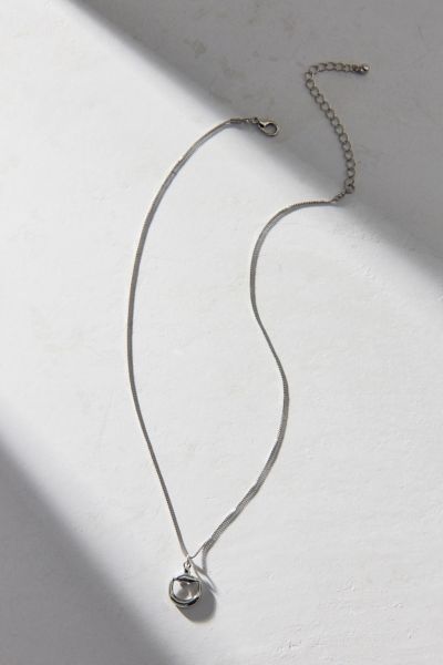 Urban Outfitters Horse Bit Pendant Necklace In Silver, Women's At  In Silver