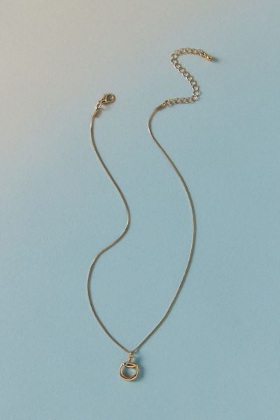 Urban Outfitters Horse Bit Pendant Necklace In Gold, Women's At  In Gold