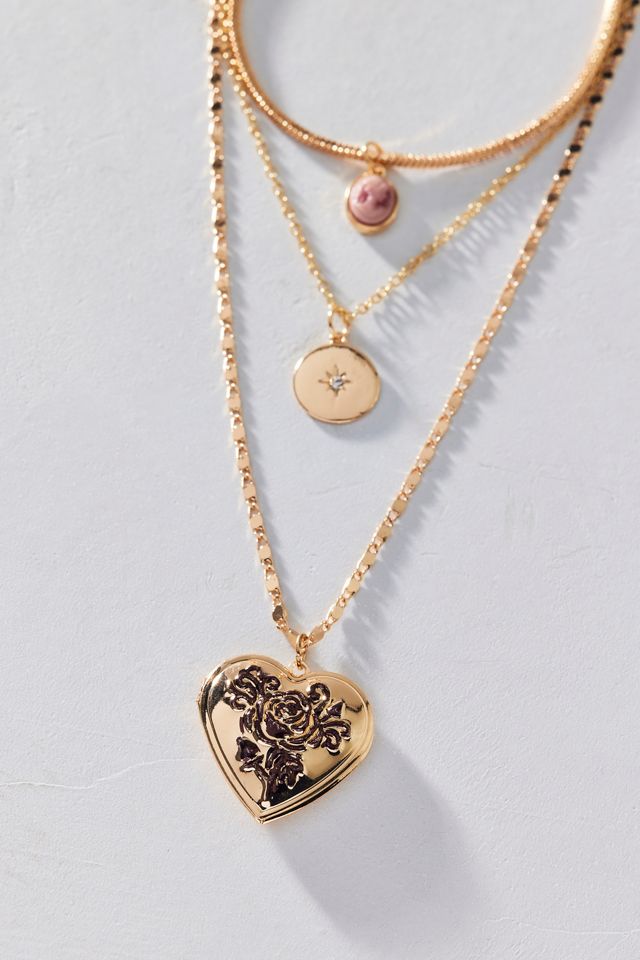 Sabrina Pendant Layered Necklace #3