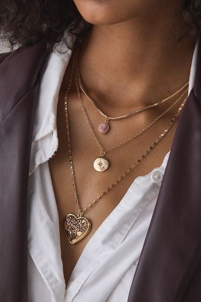 Sabrina Pendant Layered Necklace
