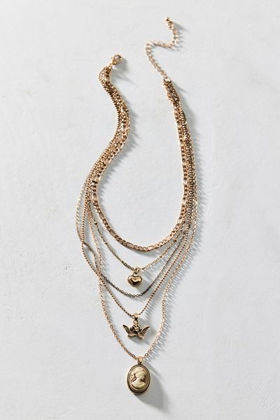 Sabrina Pendant Layered Necklace