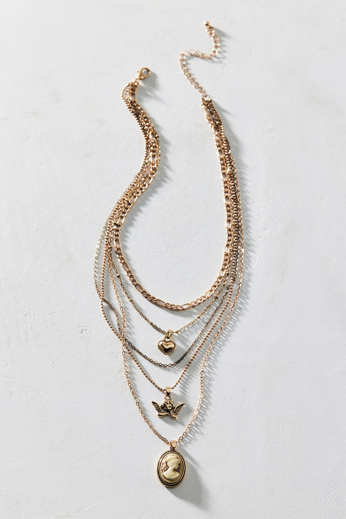 Sabrina Pendant Layered Necklace