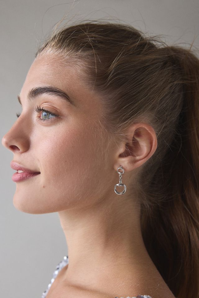 Horse Bit Drop Earring #1