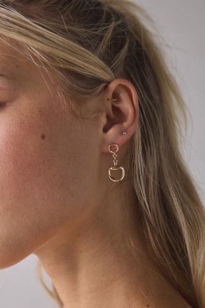 Horse Bit Drop Earring