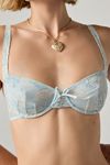 Out From Under Arianna Bow Detail Mesh Underwire Bra