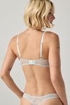 Out From Under Arianna Bow Detail Mesh Underwire Bra