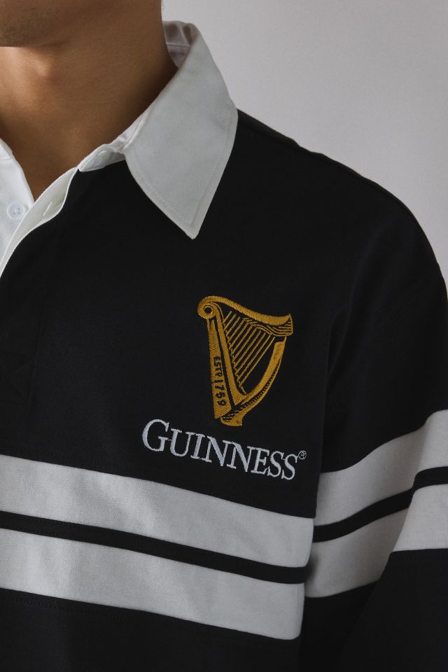 Guinness Embroidered Logo Rugby Shirt #4