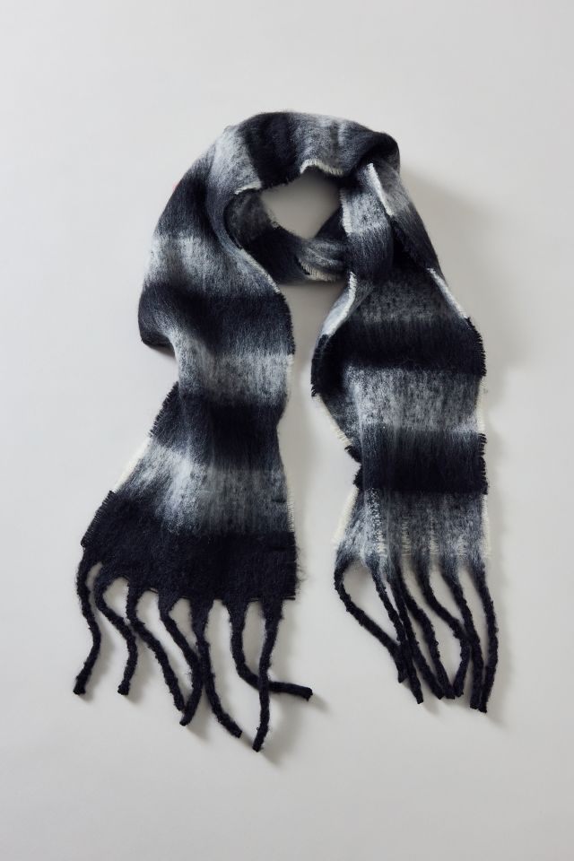 Two Tone Stripe Woven Scarf #1