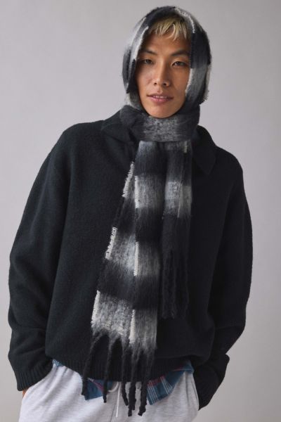 Two Tone Stripe Woven Scarf