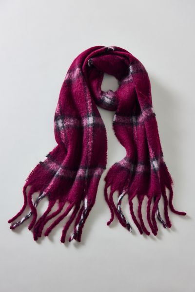 Plaid Woven Scarf