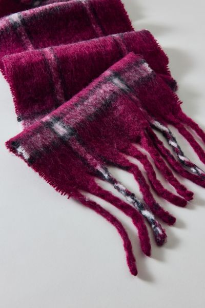 Plaid Woven Scarf
