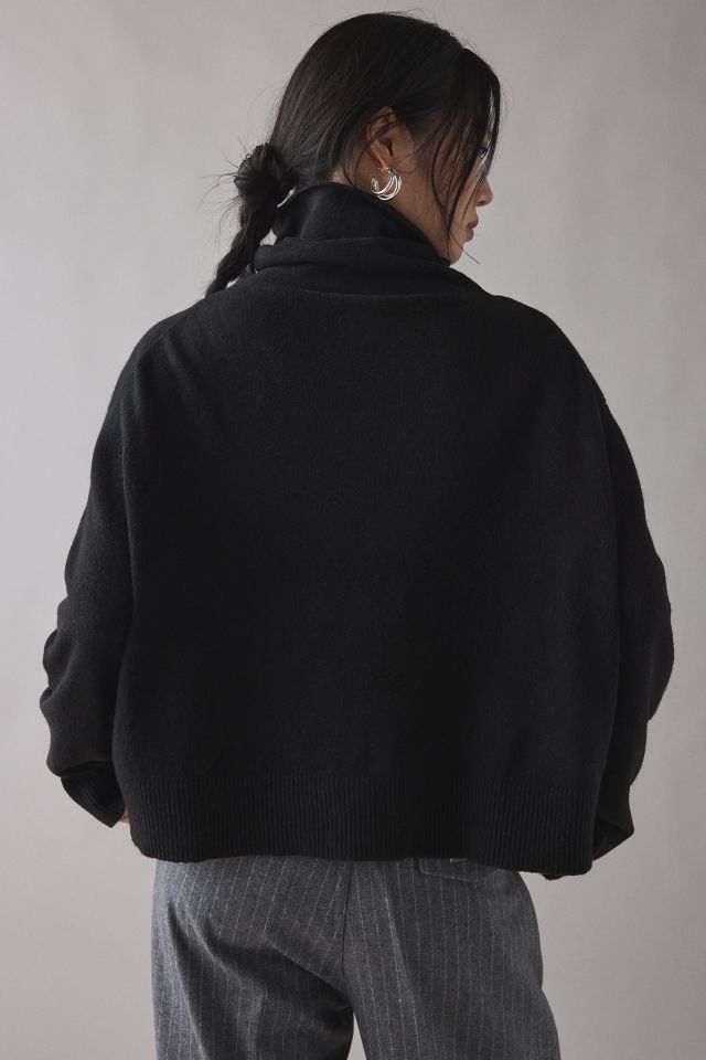 BDG River Oversized Cropped Turtleneck Sweater #1