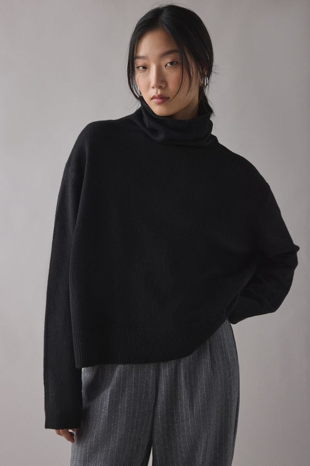 BDG River Oversized Cropped Turtleneck Sweater #2