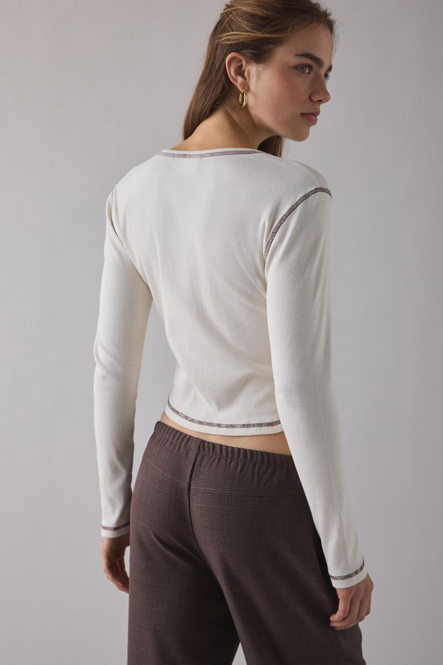 Débardeur à manches longues pour bébé Swan El Amor à encolure en V et graphique #2