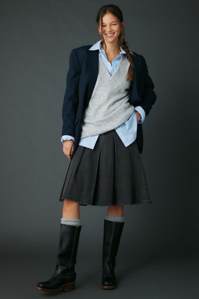 BDG Bailey Brushed Knit Oversized Pullover Sweater