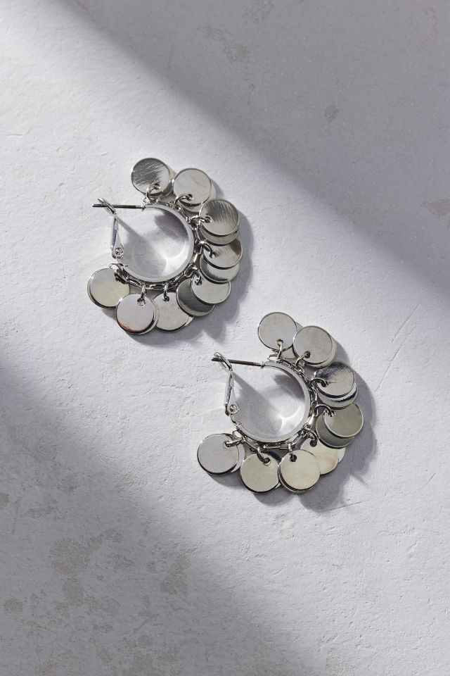 Emilia Coin Hoop Earring #1