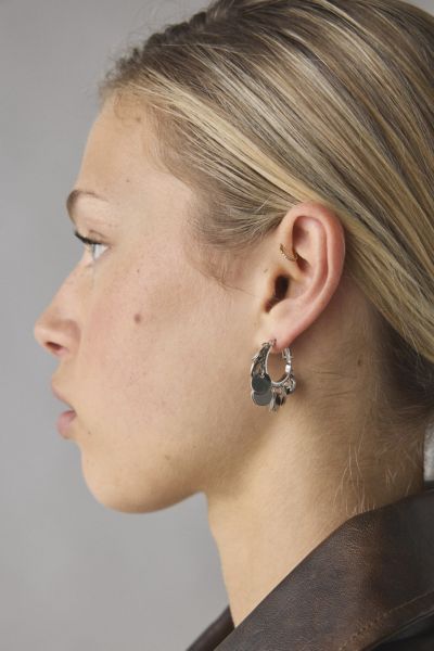 Emilia Coin Hoop Earring