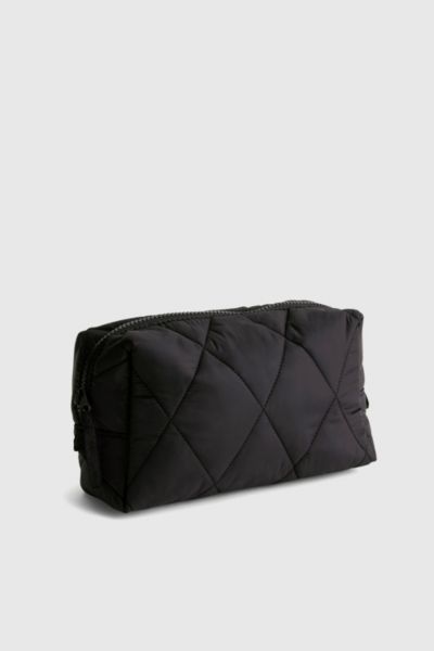 Vera Bradley Quilted Nylon Makeup Bag In Moonless Night At Urban Outfitters In Black
