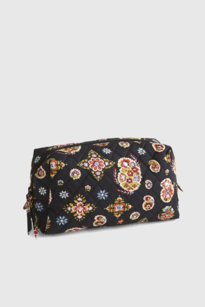 Vera Bradley Quilted Cotton Medium Makeup Bag In North Star Sky, Women's At Urban Outfitters