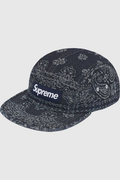Supreme Bandana Jacquard Denim Camp Cap (SS25) | Urban Outfitters