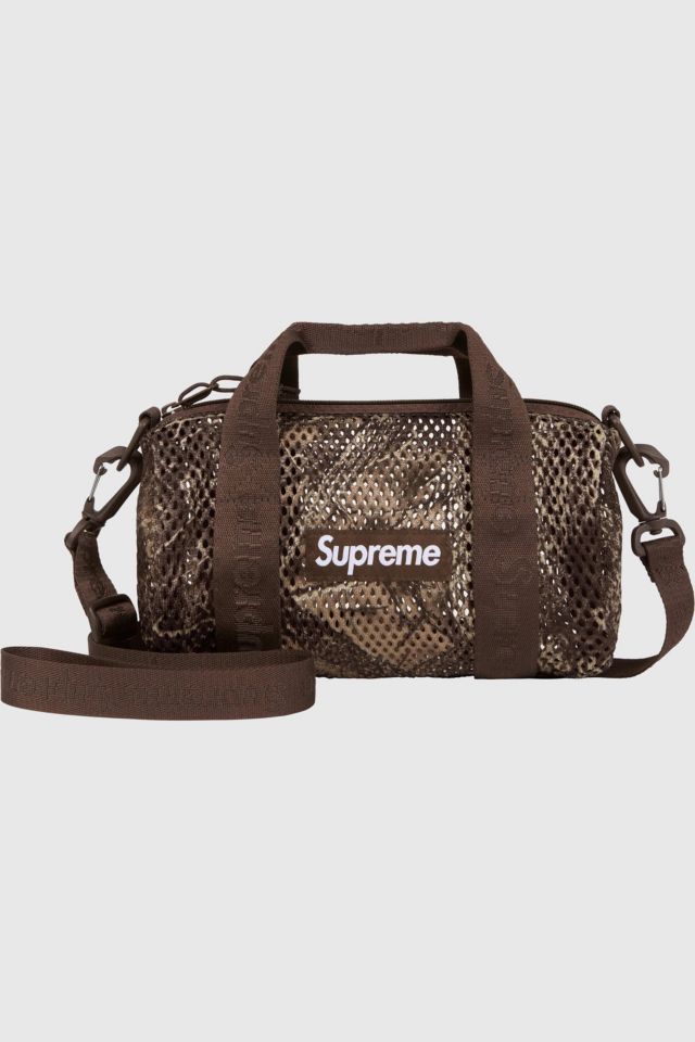 Supreme Mesh Mini Duffle Bag Black - SS23 - US