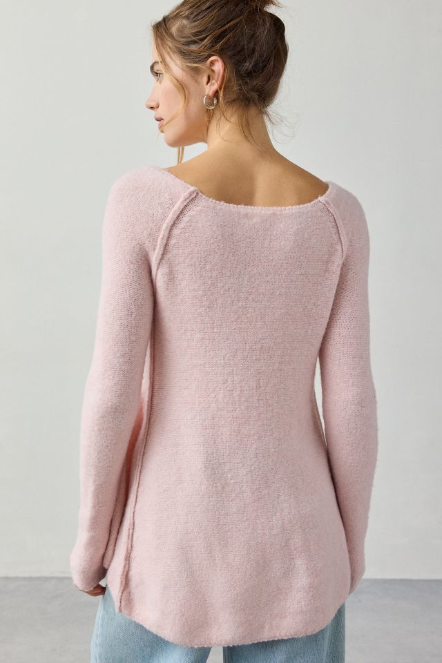 BDG Angel Boatneck Fit-And-Flare Tunic Sweater #3