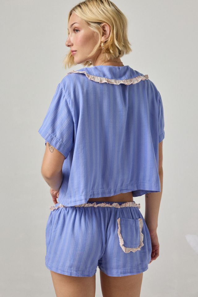 Out From Under Sweet Dreams Tie-Front Top + Micro Short PJ Set #4