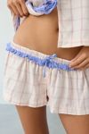 Out From Under Sweet Dreams Tie-Front Top + Micro Short PJ Set