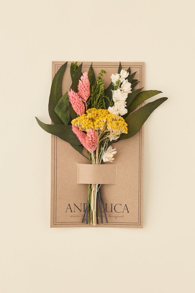 Mini Bouquet Séché d'Andaluca Yarrow & Larkspur #1