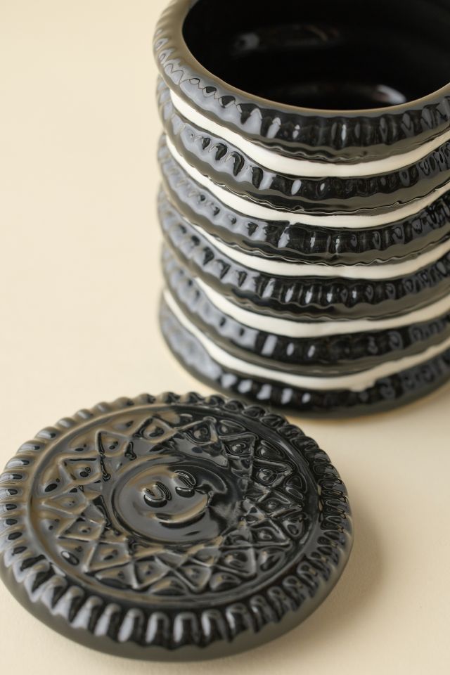 Sandwich Cookie Lidded Ceramic Mug #3