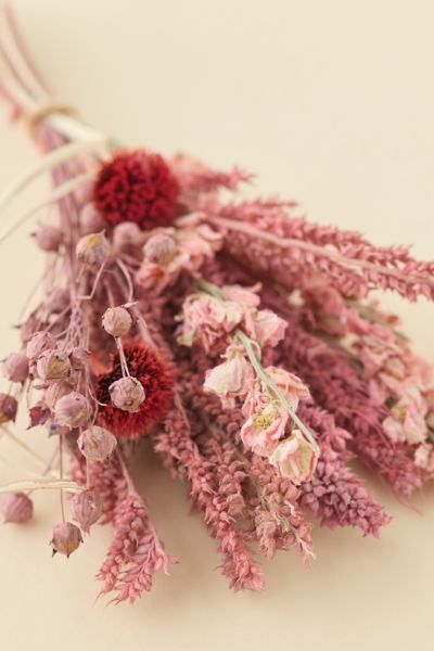 Andaluca Mini Pink Wildflower Dried Bouquet