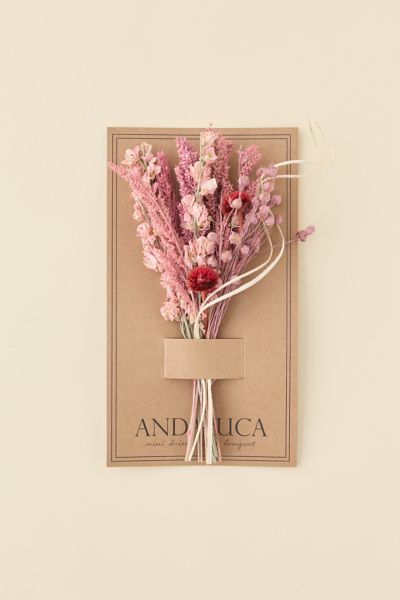 Andaluca Mini Pink Wildflower Dried Bouquet