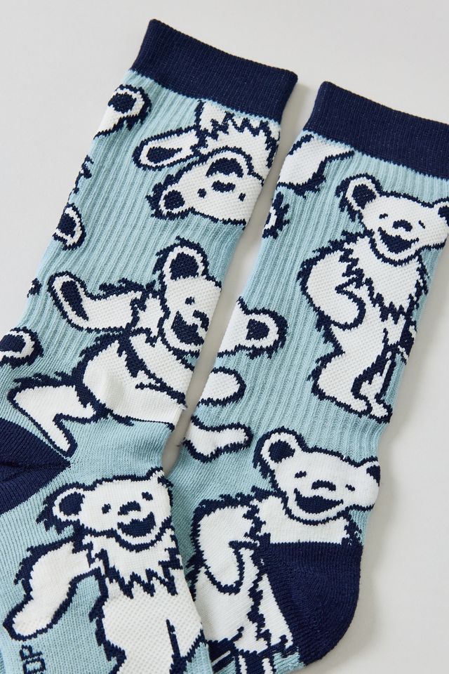 Grateful Dead Dancing Bear Crew Socks #1