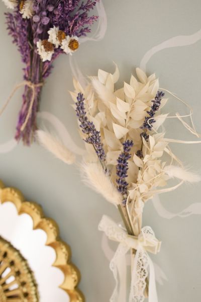 Andaluca Mini Lavender Bunnytail Dried Bouquet