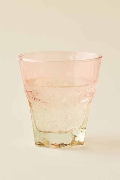 Urban Outfitters Ombre Glass Tumbler Cup In Pink Yellow At