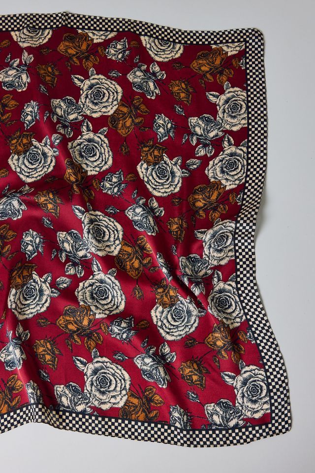 Floral Fantasy Silky Scarf #2