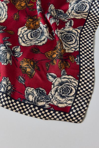 Floral Fantasy Silky Scarf