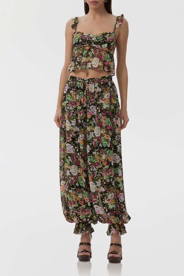 AFRM Vintage Floral Aisha Ruffle Babydoll Cami #2