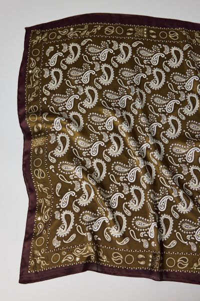 Paisley Pattern Silky Scarf