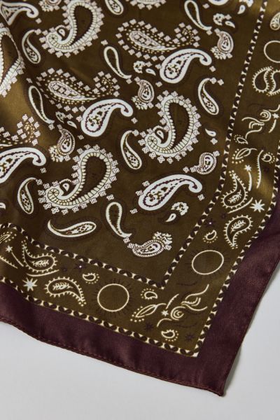 Paisley Pattern Silky Scarf