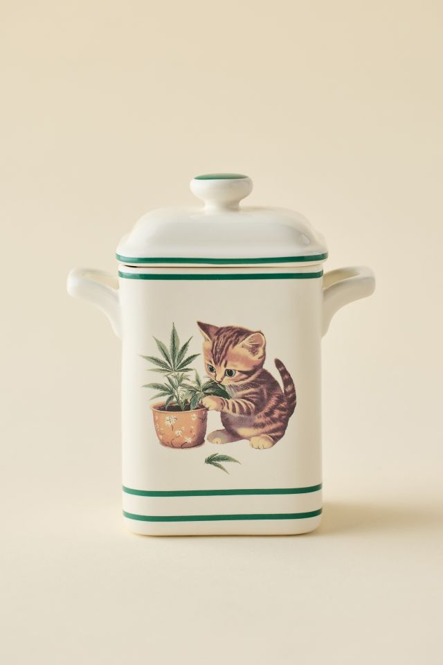 High Maintenance Kitty Ceramic Stash Box #1
