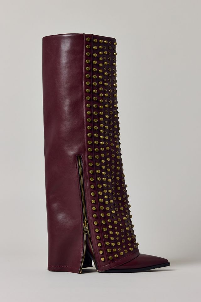 Azalea Wang Agustue Studded Knee-High Boots #2