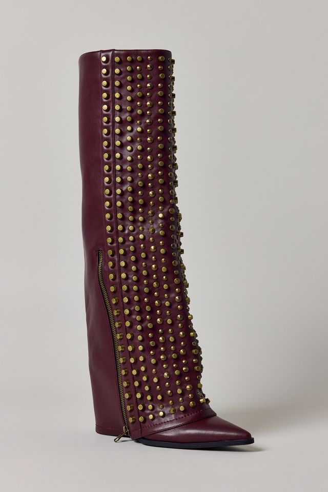 Azalea Wang Agustue Studded Knee-High Boots #3