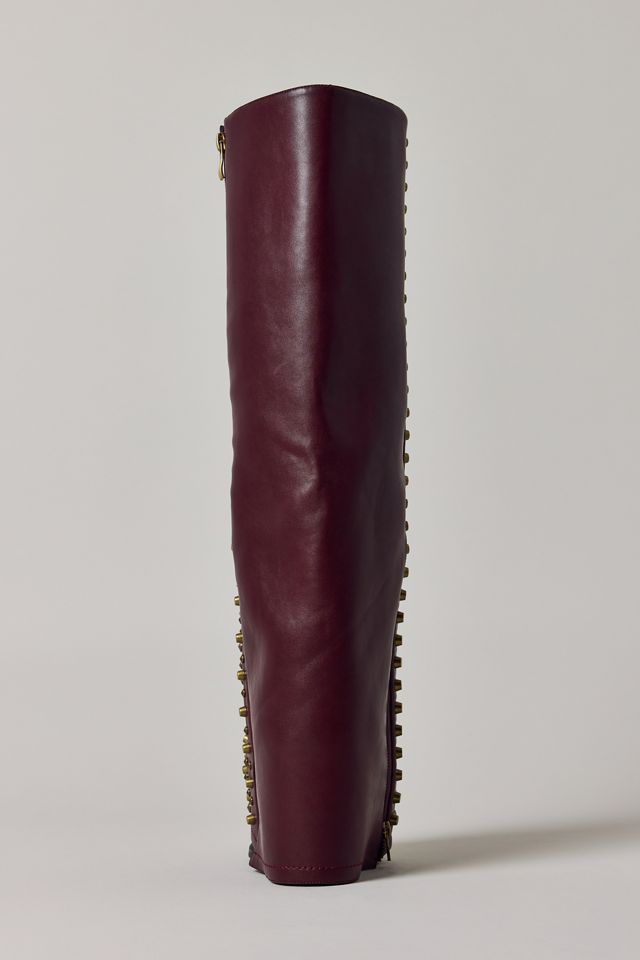Azalea Wang Agustue Studded Knee-High Boots #4