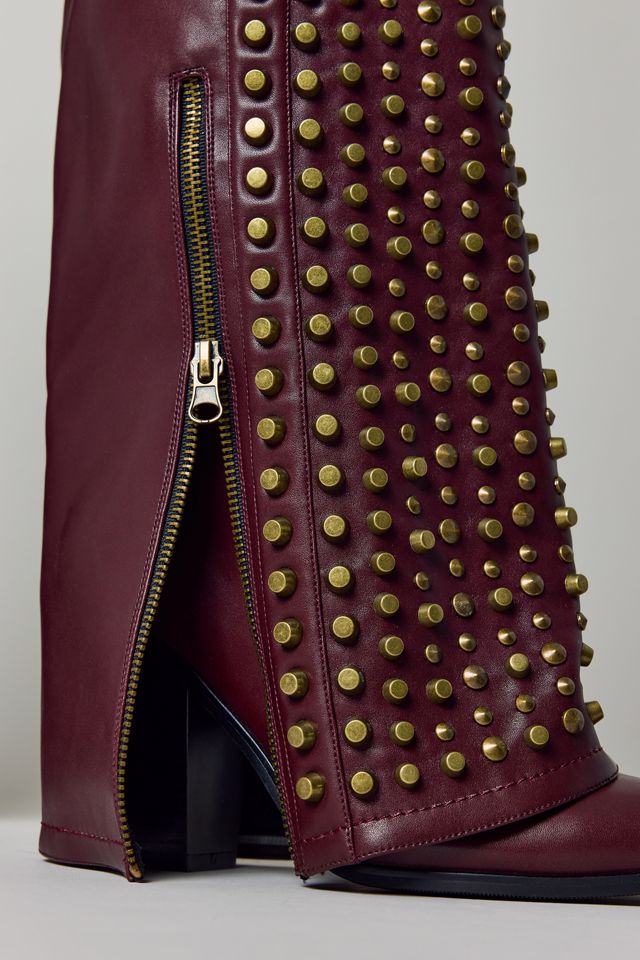 Azalea Wang Agustue Studded Knee-High Boots #5