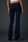 UO Hailey Pinstripe Stretch Pull-On Low-Rise Flare Pant