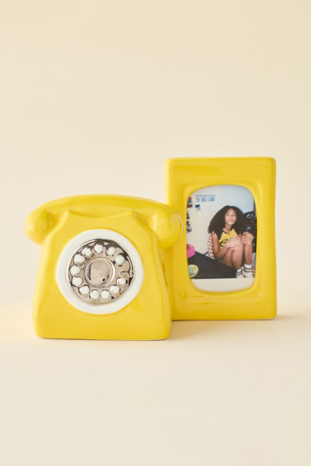 Rotary Phone INSTAX MINI Ceramic Picture Frame Vase #1