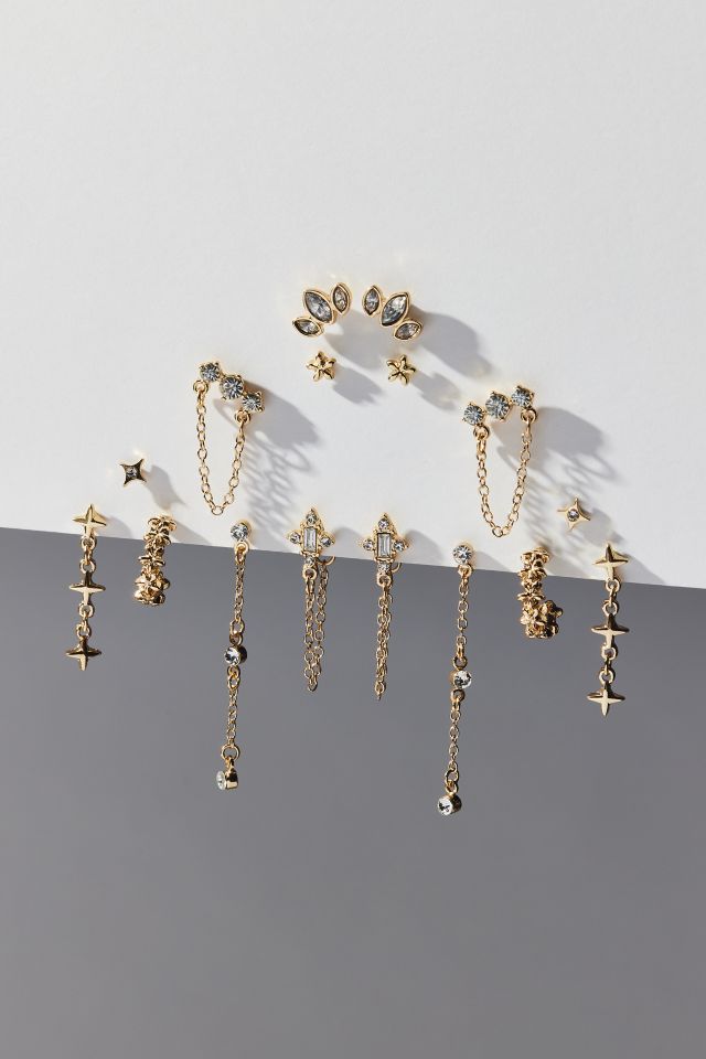 Aria Stone Multi Earring Set #2
