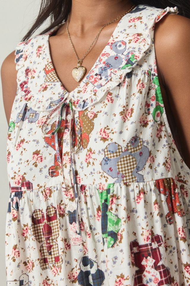 Out From Under Lottie Ruffle Collar Babydoll Sleep Dress #2
