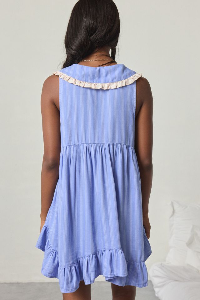 Out From Under Lottie Ruffle Collar Babydoll Sleep Dress #3